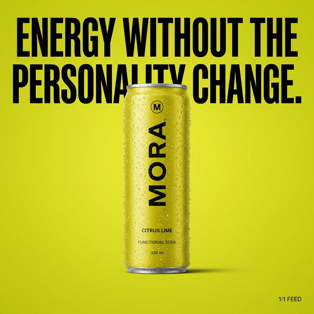 MORA — ENERGY WITHOUT THE PERSONALITY CHANGE.