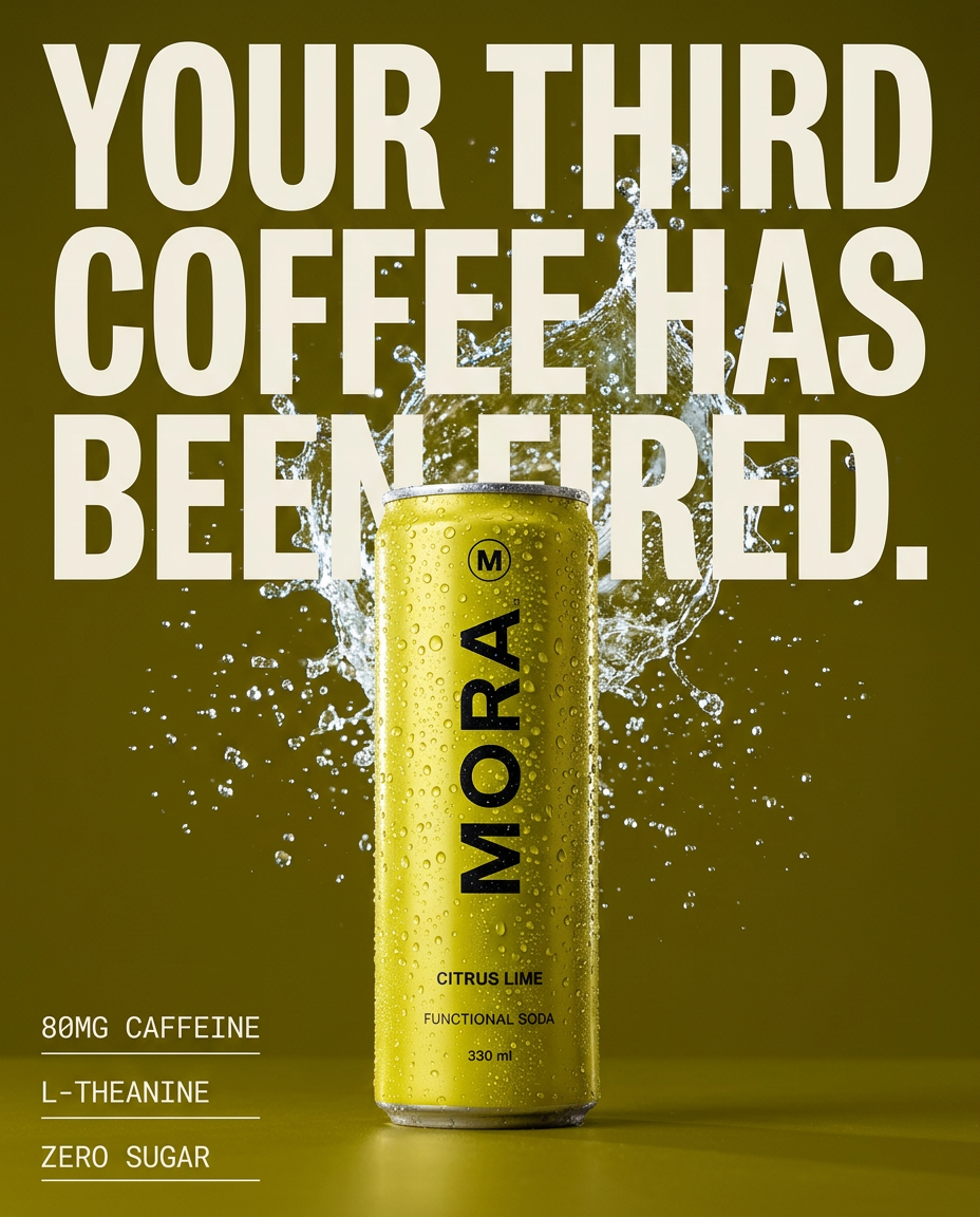 MORA — YOUR THIRD COFFEE HAS BEEN FIRED.